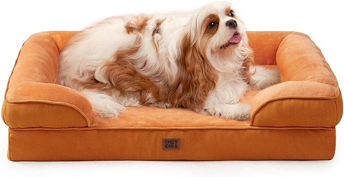 EHEYCIGA Orthopedic XXL Dog Bed, Waterproof Washable XL Big Pet Bed 48" — 36.0"l X 27.0"w X 6.5"th