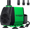 VIVOSUN 800GPH Submersible Fountain Water Pump for Pond, Aquarium, Statuary