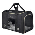 Petmolico Cat Carrier Soft-Sided Airline Approved, Medium,Black