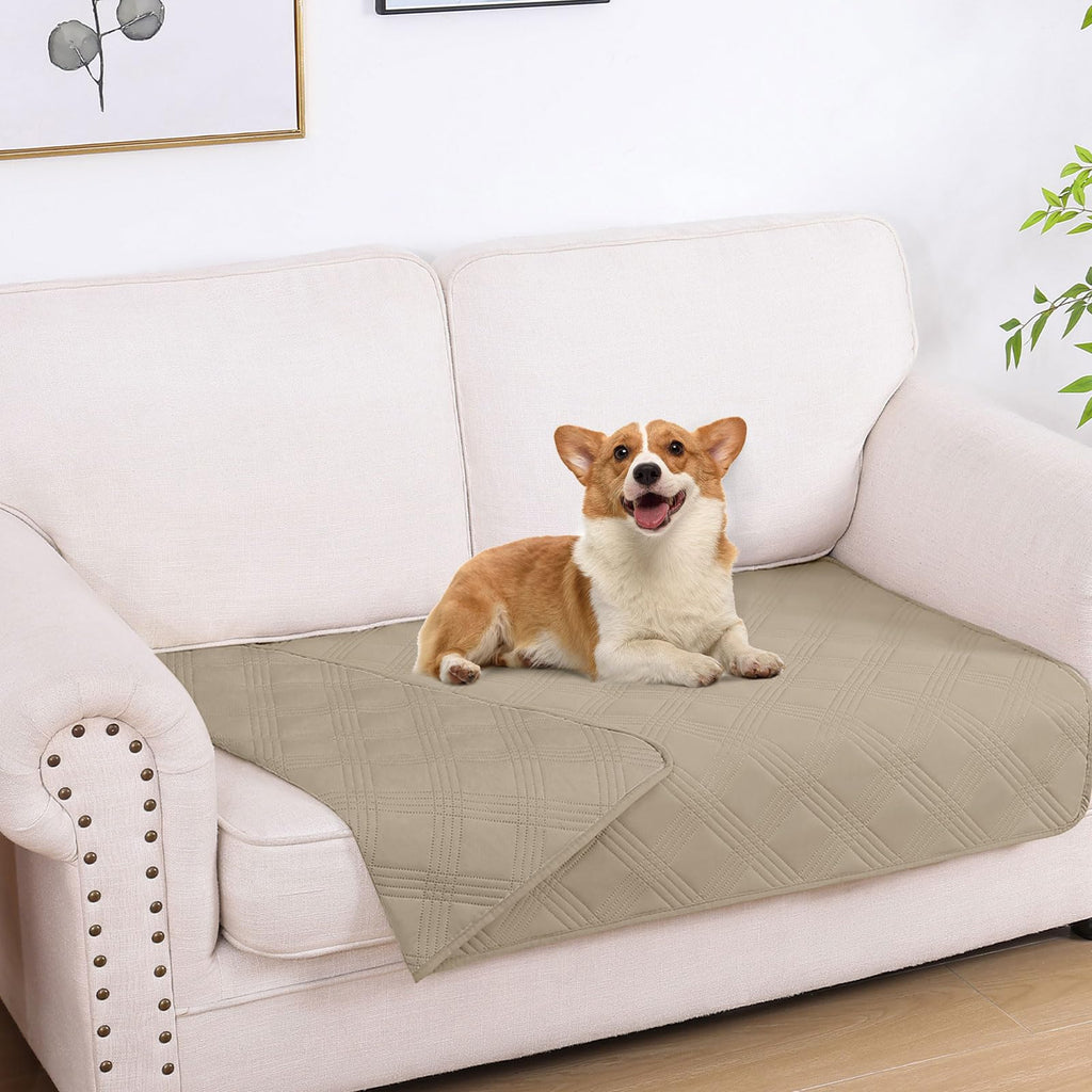 hyha Waterproof Reversible Dog Blanket, Soft Couch Cover for Dogs Washable