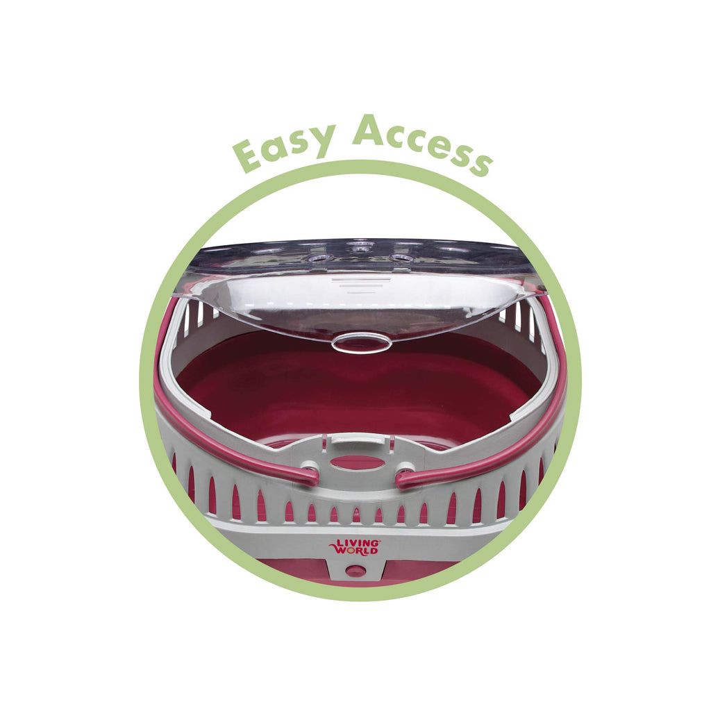 Living World – Pet Carrier for Small Pets, Large