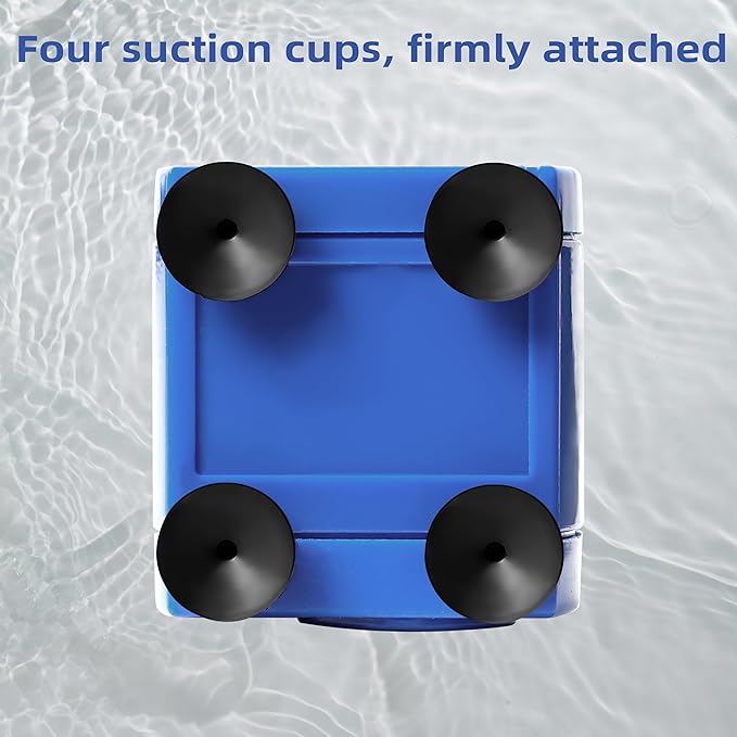 IP68 DR-DC160 submersible water pump Cat Water Fountain Pump for Tritone Ceramic, Stainless Steel, Round Flower Cap Cat Fountains, Automatic Pet Water Dispenser Replacement Pump (With LED)