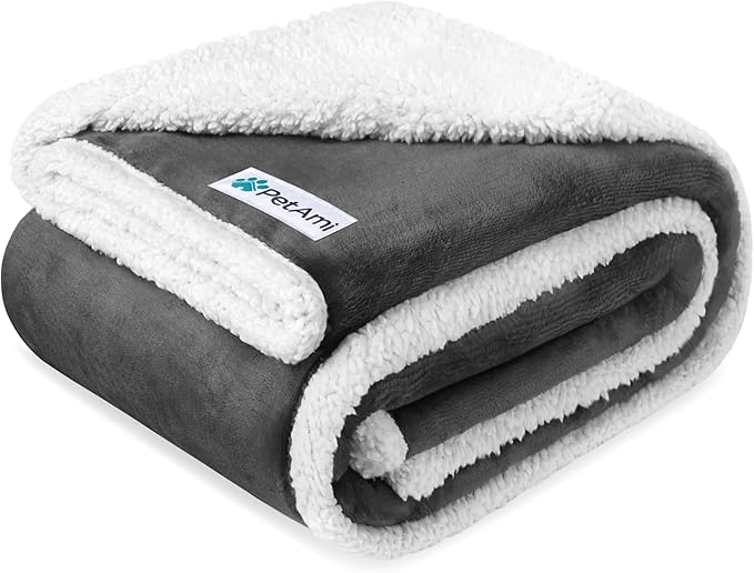 PetAmi Waterproof Dog Blanket for Large Dog Cat Pet, 60x80, Charcoal