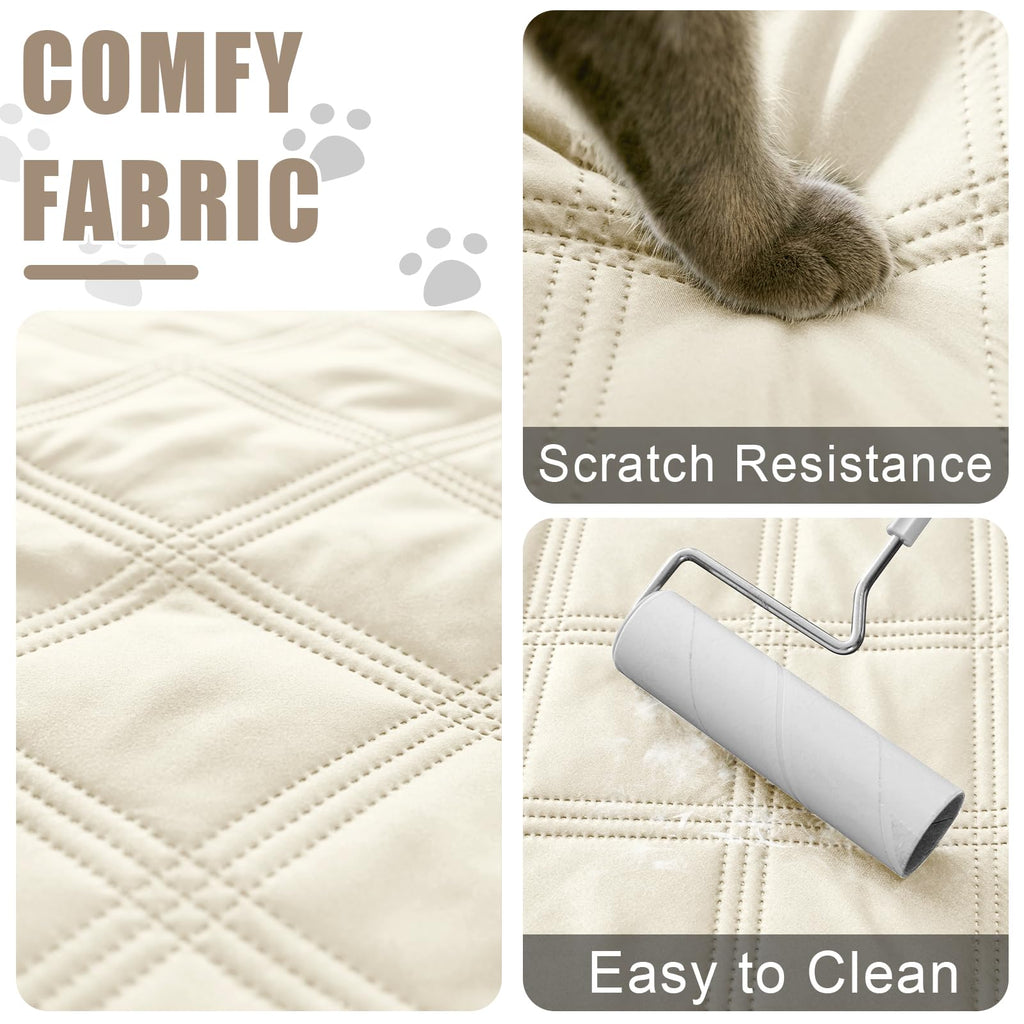 Smiry Waterproof Dog Bed Cover, Reversible Pet Blanket for Sofa Couch