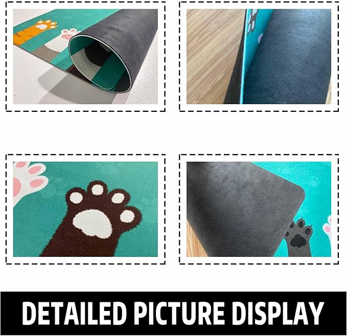 Personalized Dog Cat Mat with Name Photo Custom Placemat Feeding Mats for Food and Water Customized Non-Slip Waterproof Doormat for Bowls Outdoor Indoor Floors Customized Mat Gifts for Pet Owner