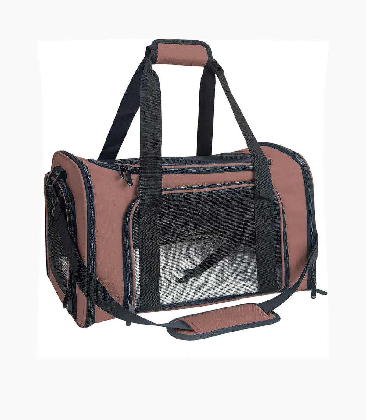 NextFri Soft Sided Carrier for Small Medium Cats Dogs,TSA Airline Approved Collapsible Travel Pet Carrier Medium Blue