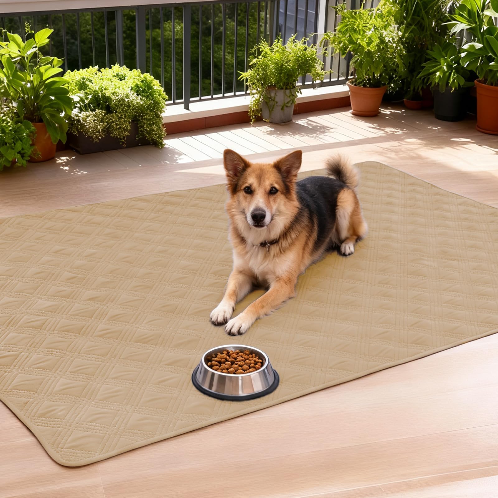 hyha Waterproof Reversible Dog Blanket, Soft Couch Cover for Dogs Washable