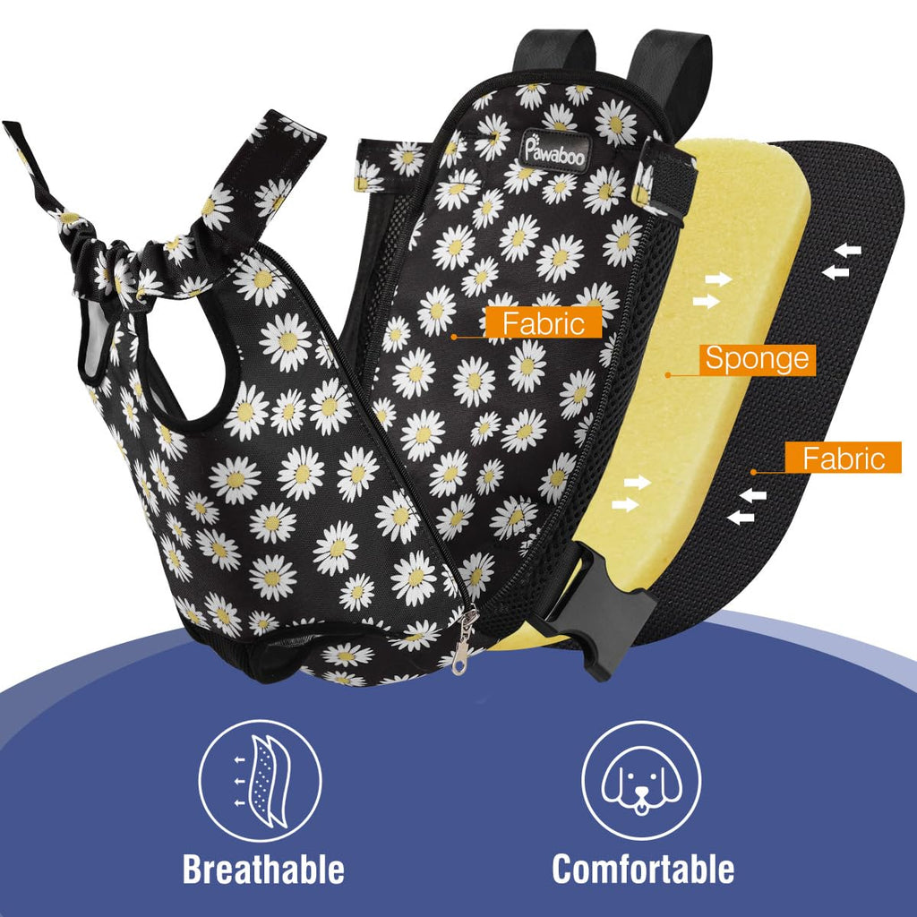 Pawaboo Pet Front Carrier Backpack for Small Medium Dogs