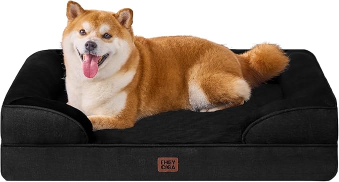 EHEYCIGA Orthopedic XXL Dog Bed, Waterproof Washable XL Big Pet Bed 48" — 36.0"l X 27.0"w X 6.5"th