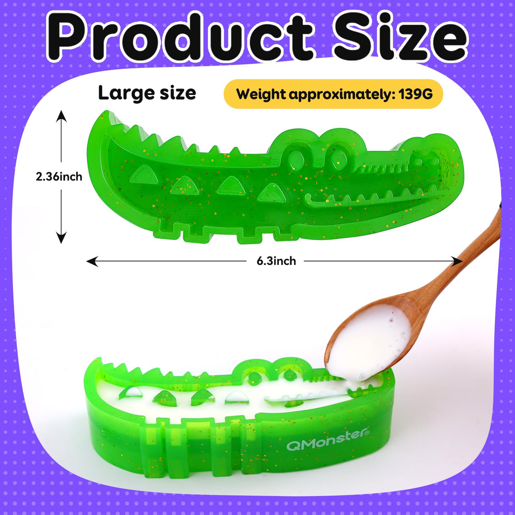 CuddleMallow A refillable chew Toy for Small, Medium, and Large Dogs. A Three-in-one Indestructible chew Toy for Frozen Yogurt, Teething, and nibbling. Updated with a grooved Design.(Large)