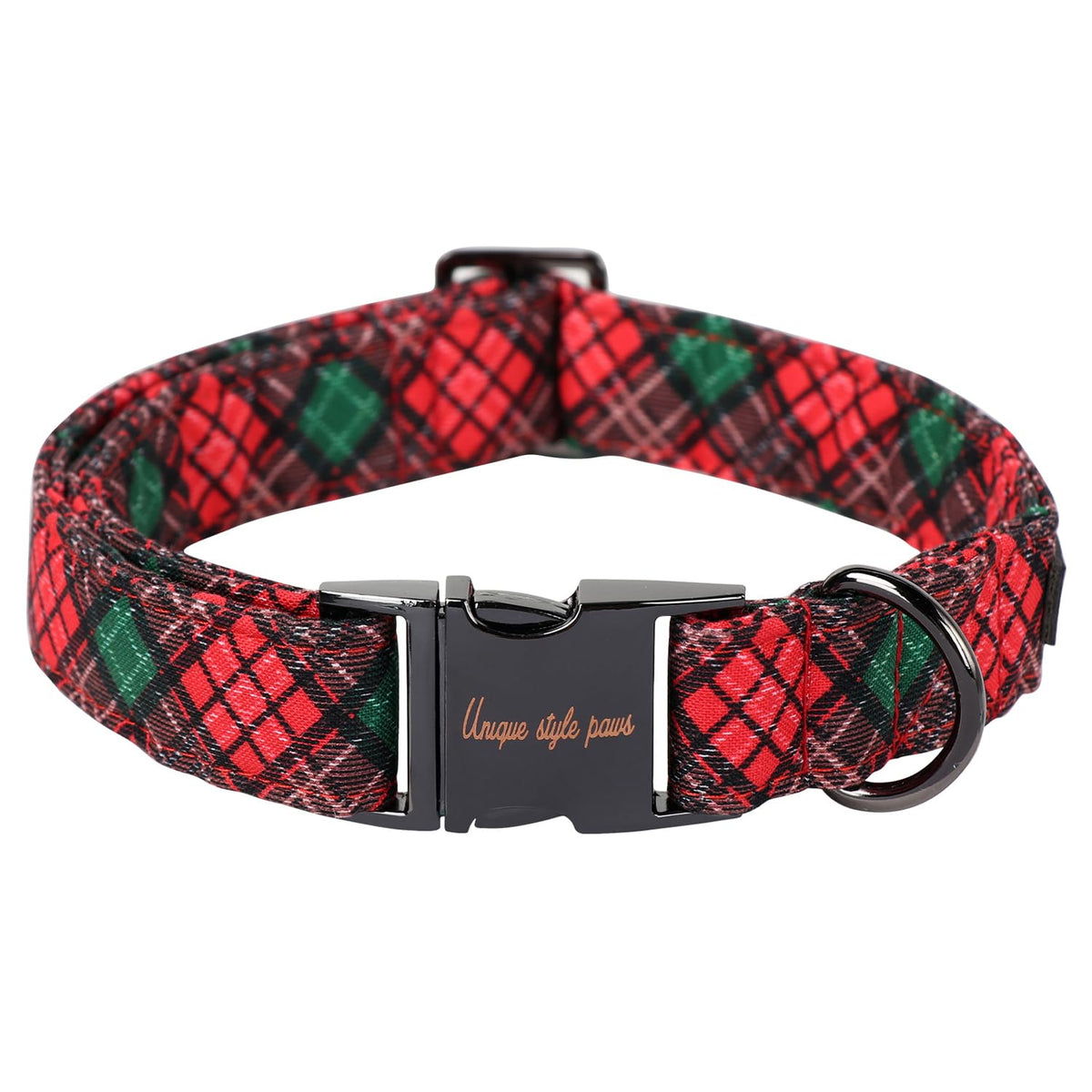 Unique style paws Dog Collar Metal Buckle Blue Striped Flower Collar Gift Durable Cute Collar for Small Medium Large Boys Girls Dogs