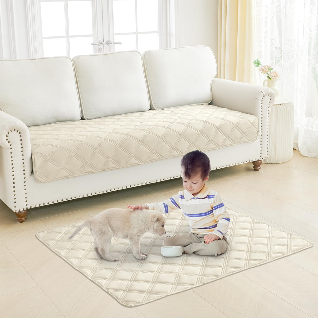 Smiry Waterproof Dog Bed Cover, Reversible Pet Blanket for Sofa Couch