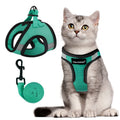FAYOGOO Escape Proof Cat Harness and Leash Set for Walking, Secure-Fit Step-in Cat Vest Harness, Soft & Lightweight for Kittens and Large Cats