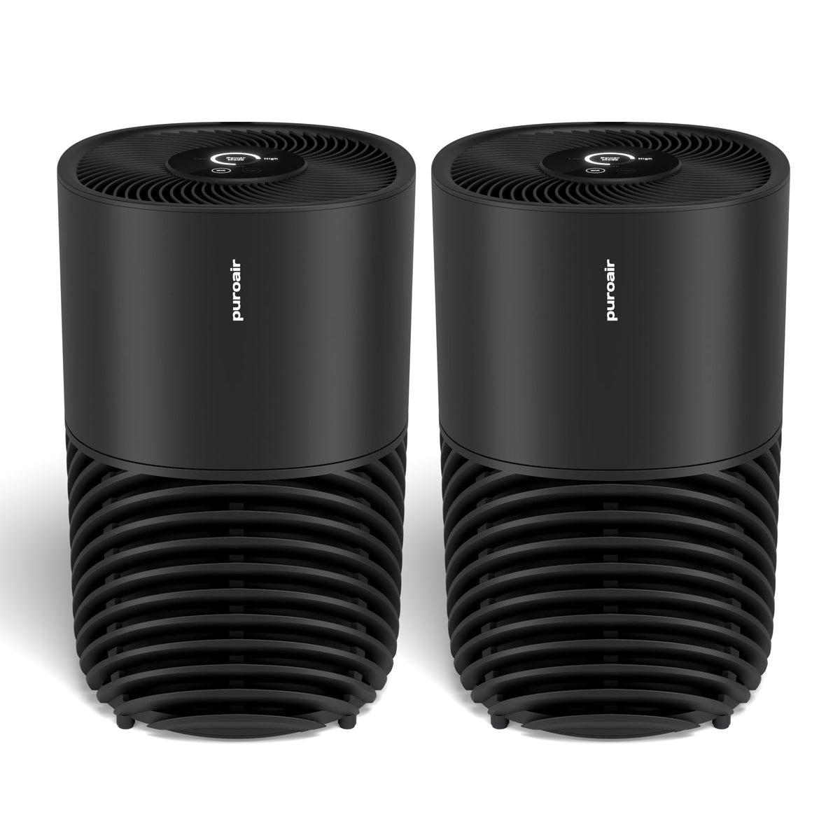 PuroAir 240 HEPA Air Purifiers for Home Pets Bedroom - 1,000 Ft² (2PK)
