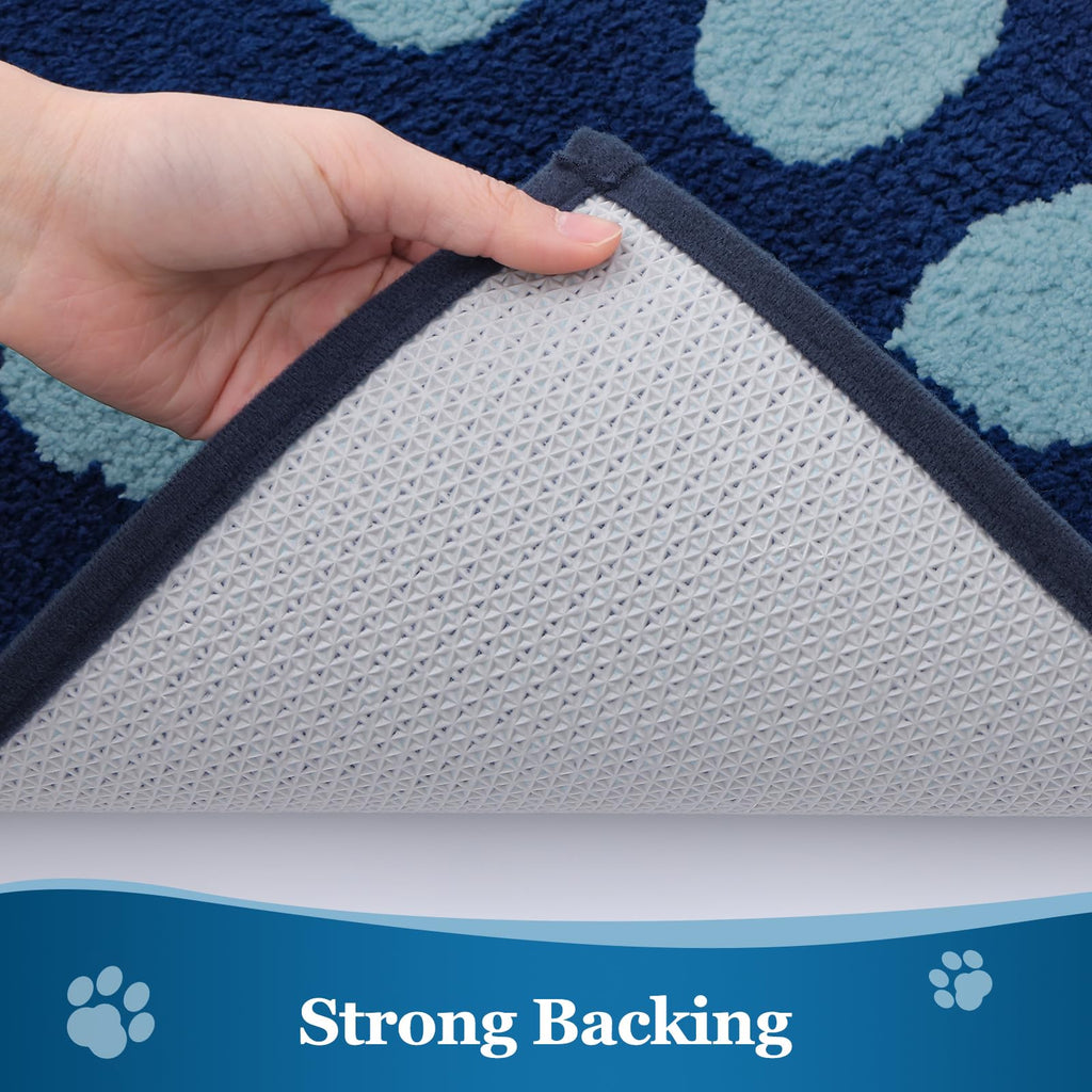 Buganda Dog Door Mat for Muddy Paws 47x24, Absorbent Doormat for Inside
