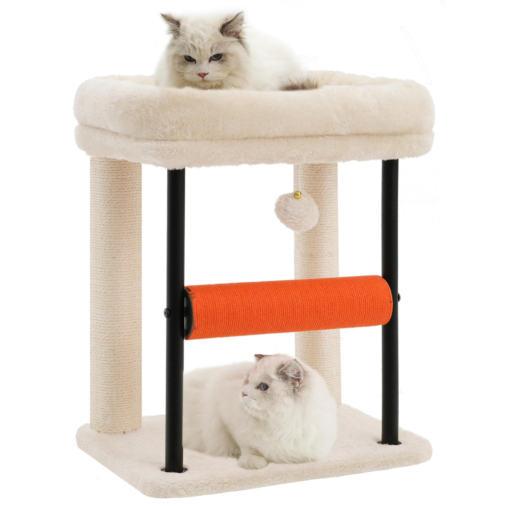 Hey-brother Cat Tree, Sturdy Tower with Sisal-Wrapped Columns, MPJ010SM