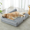BFPETHOME Orthopedic Dog Beds for Large Dogs-Waterproof Sofa Dog Bed with Removable Washable Cover, Big Pet Bed with Waterproof Lining and Nonskid Bottom,Pet Bed for Large Dogs