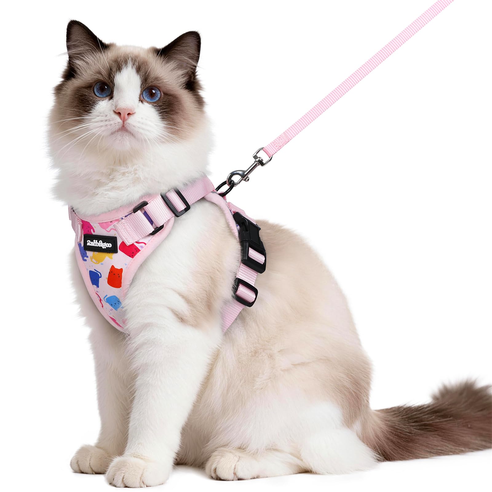 rabbitgoo Cat Harness and Leash Set, Escape Proof Vest, Emerald