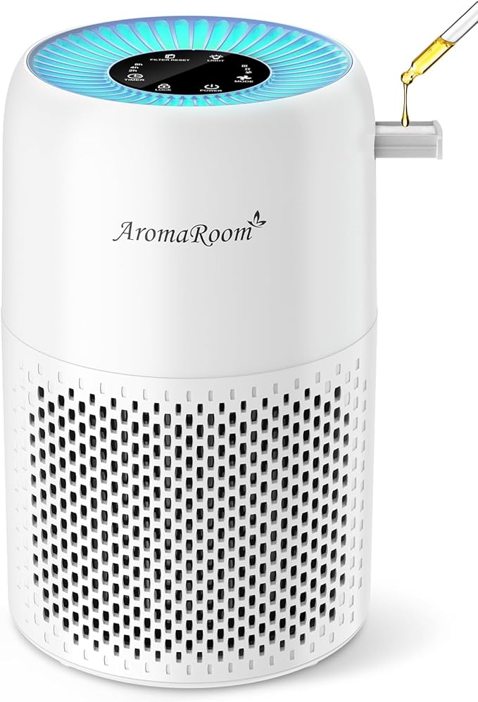 AromaRoom Air Purifiers, Quiet Air Cleaner For Pets, Baby Room,Home