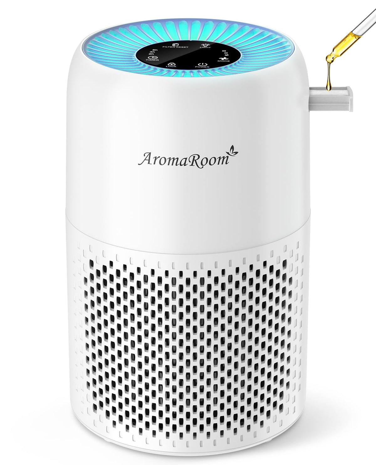 AromaRoom Air Purifier for Home, Air Cleaner for Smoke Pollen Dander Hair