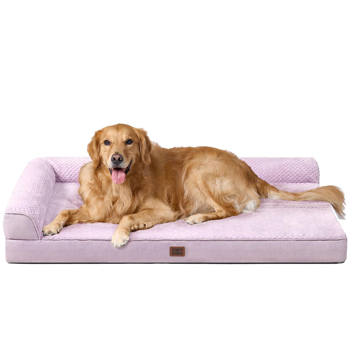 EHEYCIGA Orthopedic Dog Bed Medium Size, Memory Foam Dog Bed, Navy Blue