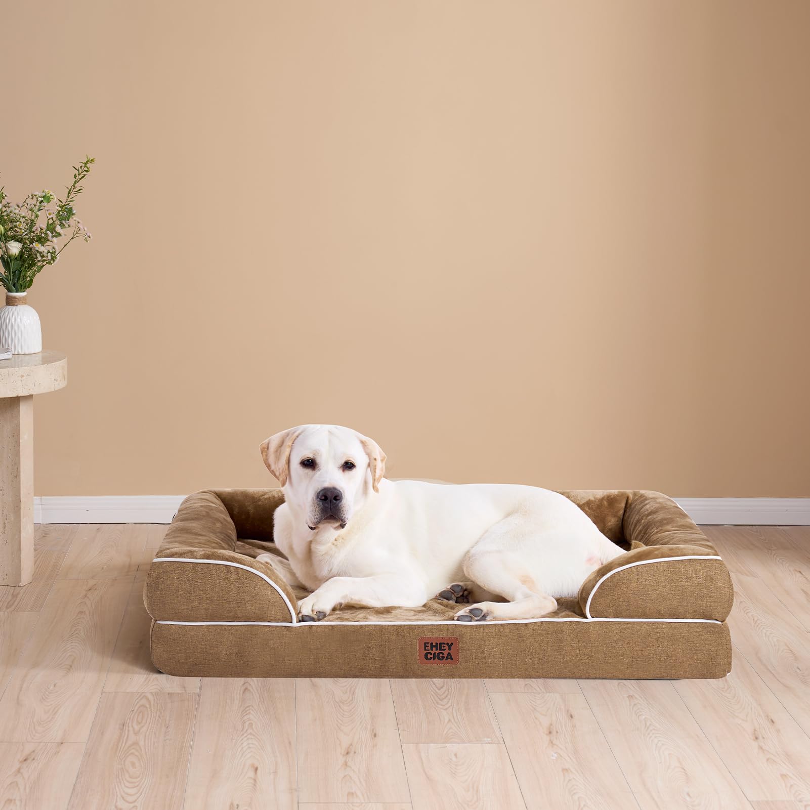 EHEYCIGA Orthopedic Dog Beds Large Sized Dog, Waterproof Washable Pet Bed