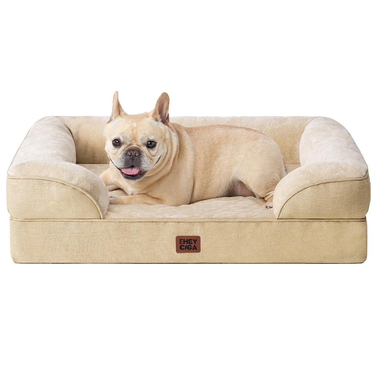 EHEYCIGA Orthopedic Small Dog Bed, Waterproof Memory Foam Washable Pet Beds