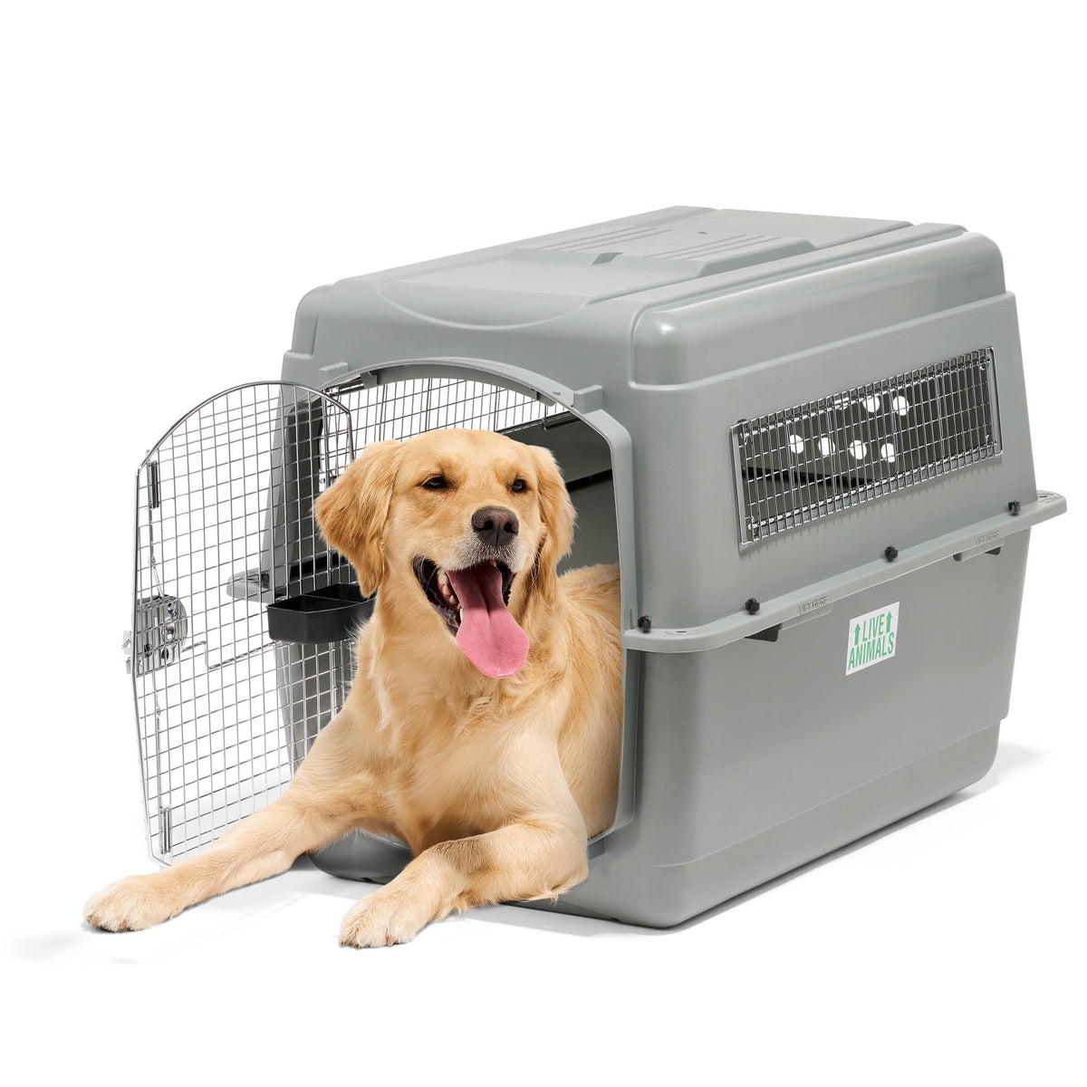 Petmate Sky Kennel for Air Travel, 28in Dog Crate for Pets 15 to 30lbs