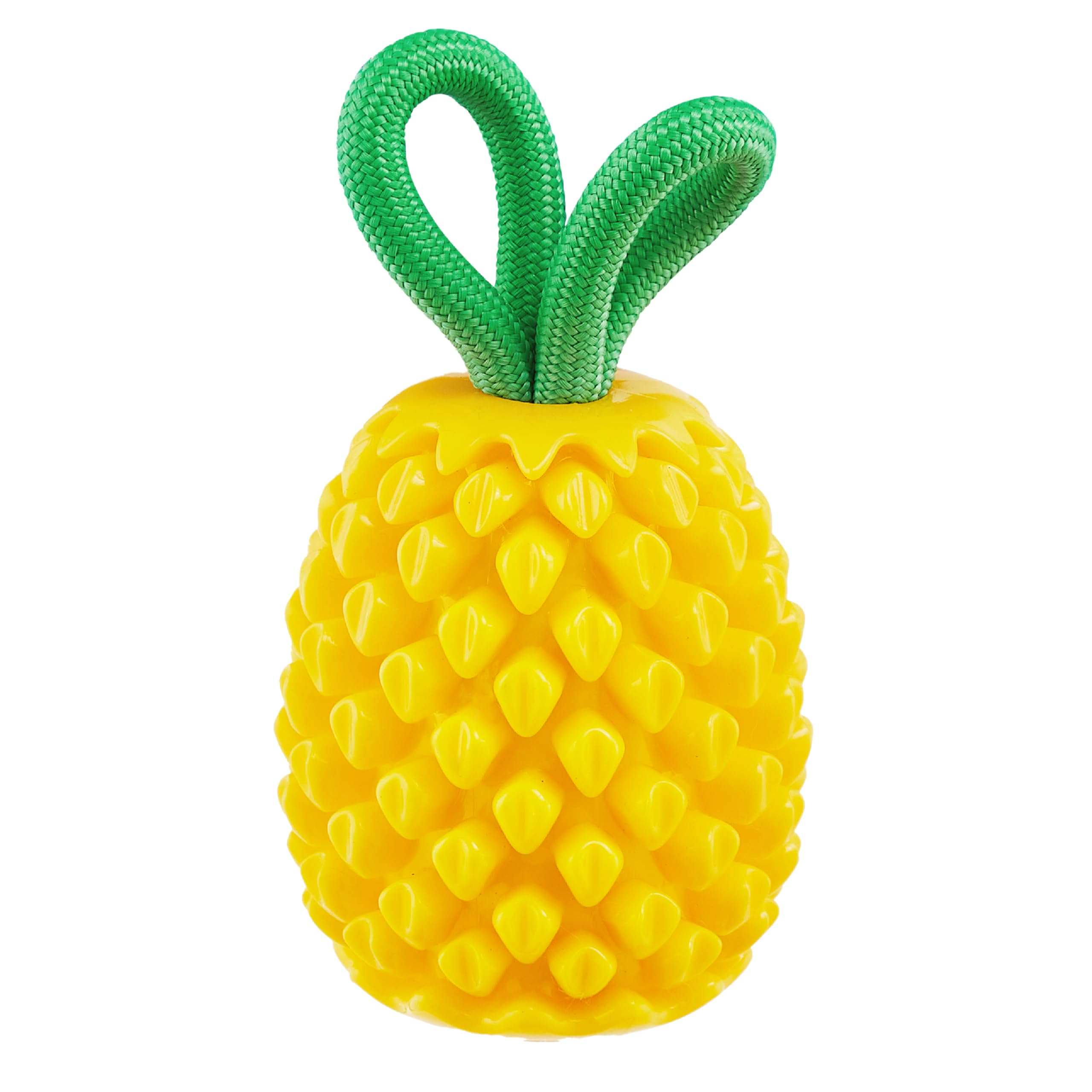 Outward Hound Dental Pineapple Dog Toy & Treat Stuffer, 6.8″ x 3.3″ Pineapple-Scent Interactive Chew for Dogs, Promote Healthy Teeth, Gums & Mental Enrichment, Reduce Boredom & Support Dental Health