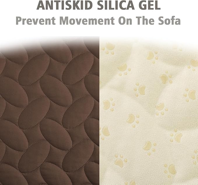 Ameritex Pet Bed Cover Dog Bed Blanket for Sofa and Furniture Waterproof New Pattern Design (40x50 Inch, Chocolate)