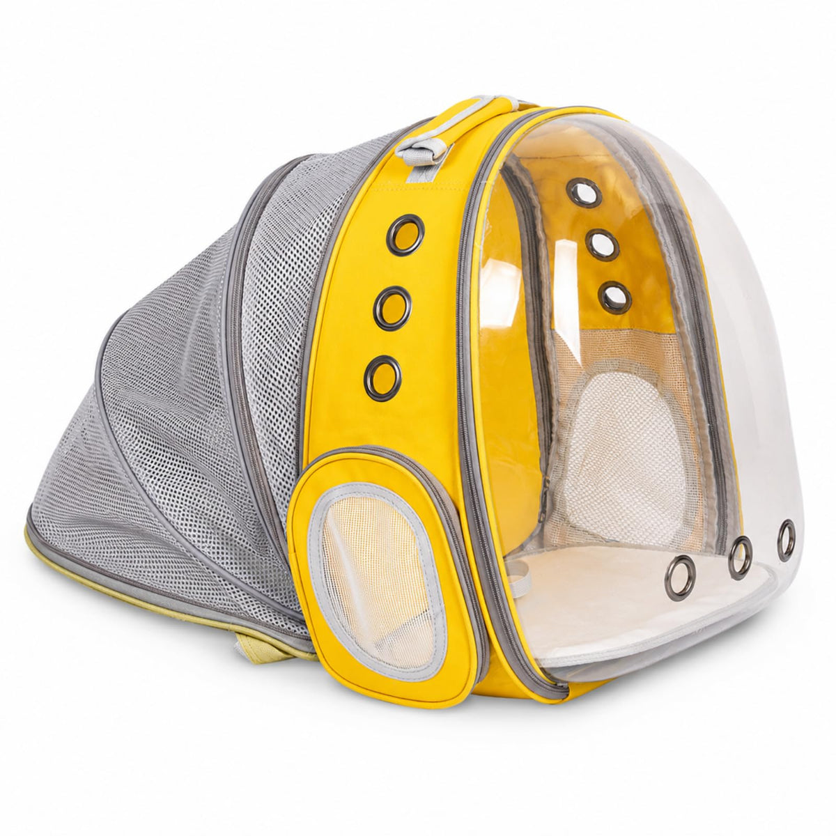 Expandable Cat Carrier Backpack with Bubble Window, Blue