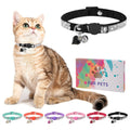 DILLYBUD Rhinestone Cat Collar Breakaway, Bling Sparkly Diamond, 2 Pack