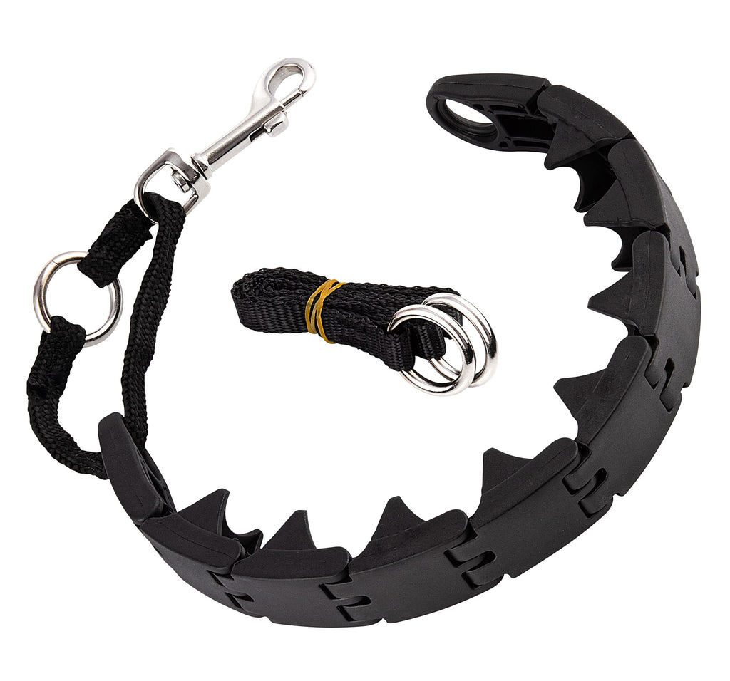 Ram-Pro Dog Training Pinch Collar Triple Crown Gentle Effective/No Barking Control for All Breeds
