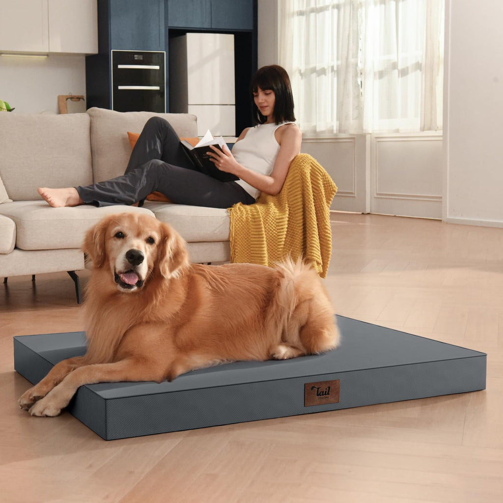 Tail Stories Outdoor Extra Large Dog Crate Bed XXL for Giant Breed Dogs