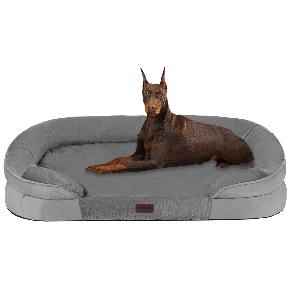 Dwanton Orthopedic Waterproof X-Large Dog Bed Sofa, Gel Memory Foam, 45"