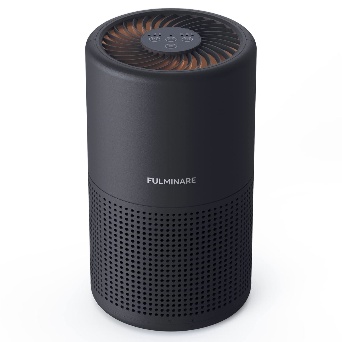 Air Purifiers for Bedroom, FULMINARE H13 True HEPA Filter（Black）