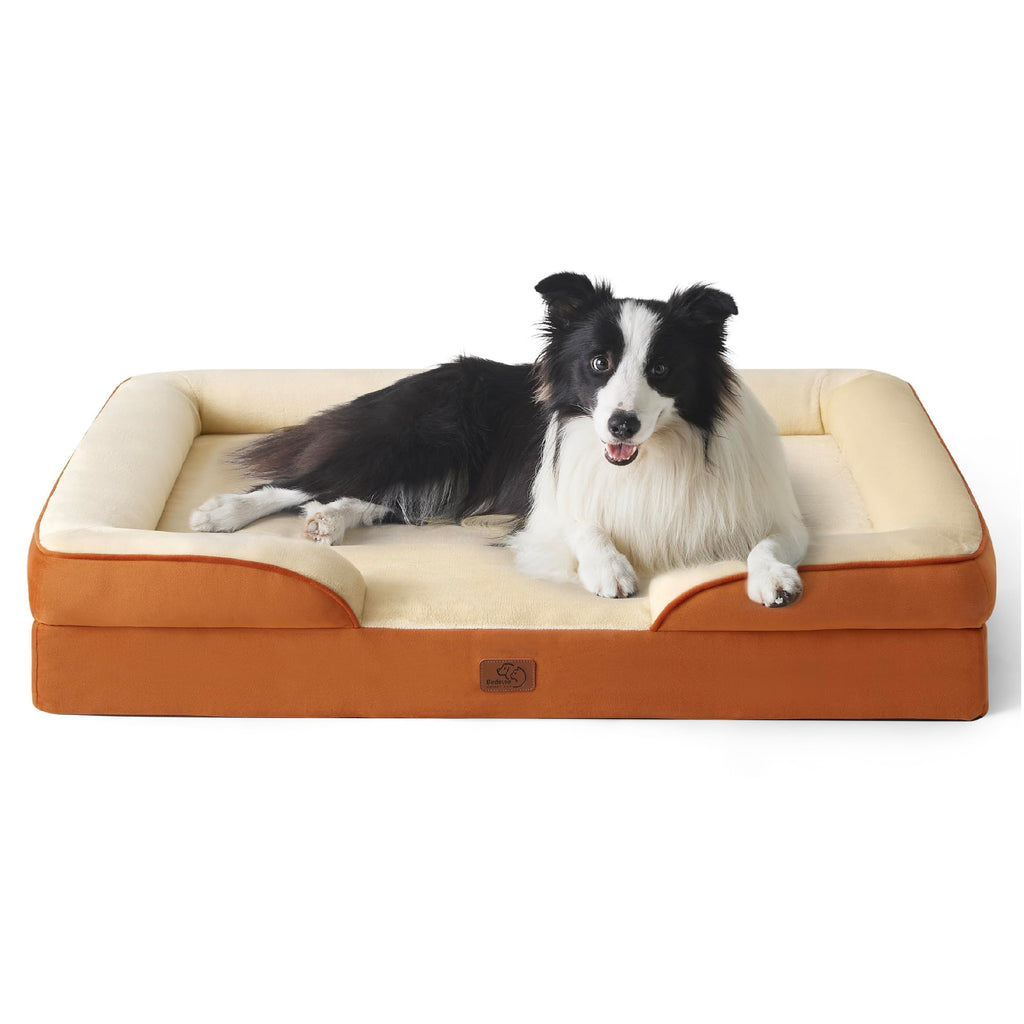 Bedsure Orthopedic Dog Beds Large Sized Dog with Removable Washable Cover