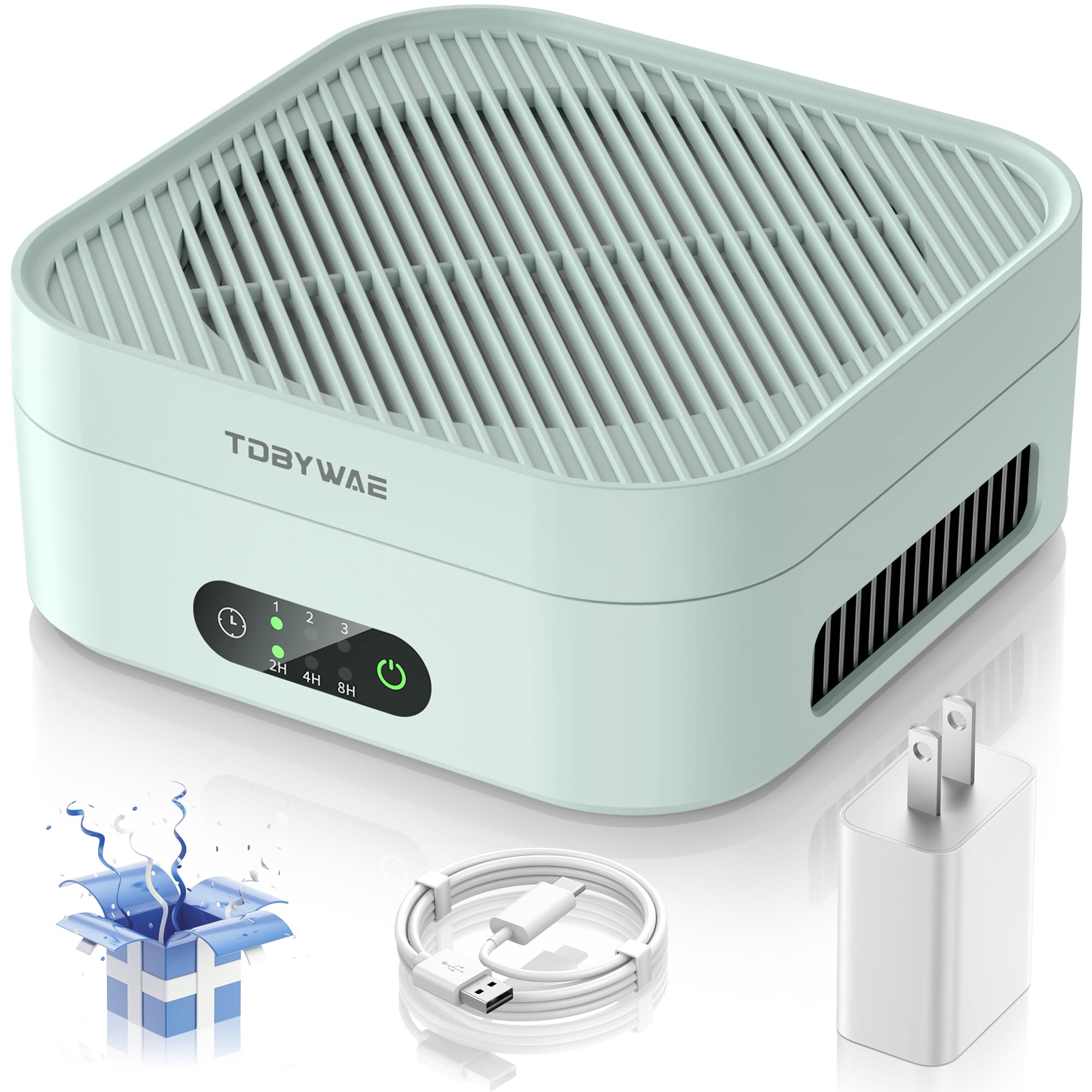 TDBYWAE Air Purifier for Bedroom, H13 True HEPA Filter, Ultra-Quiet