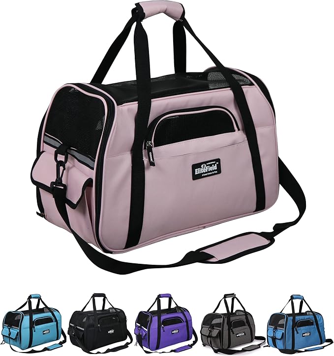 EliteField Soft-Sided Pet Carrier for Cats & Small Dogs (3-Year Warranty)