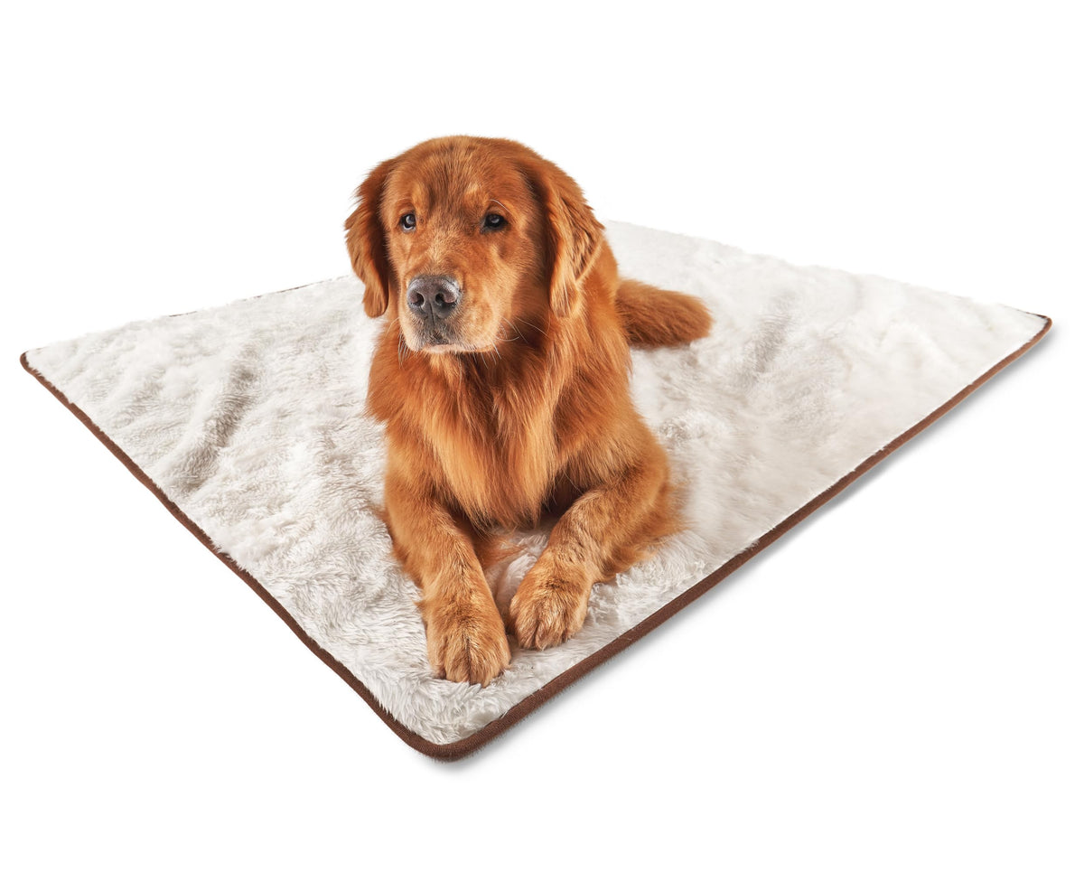 PAW BRANDS PupProtector Waterproof Throw Blanket, Polar White, 80x62