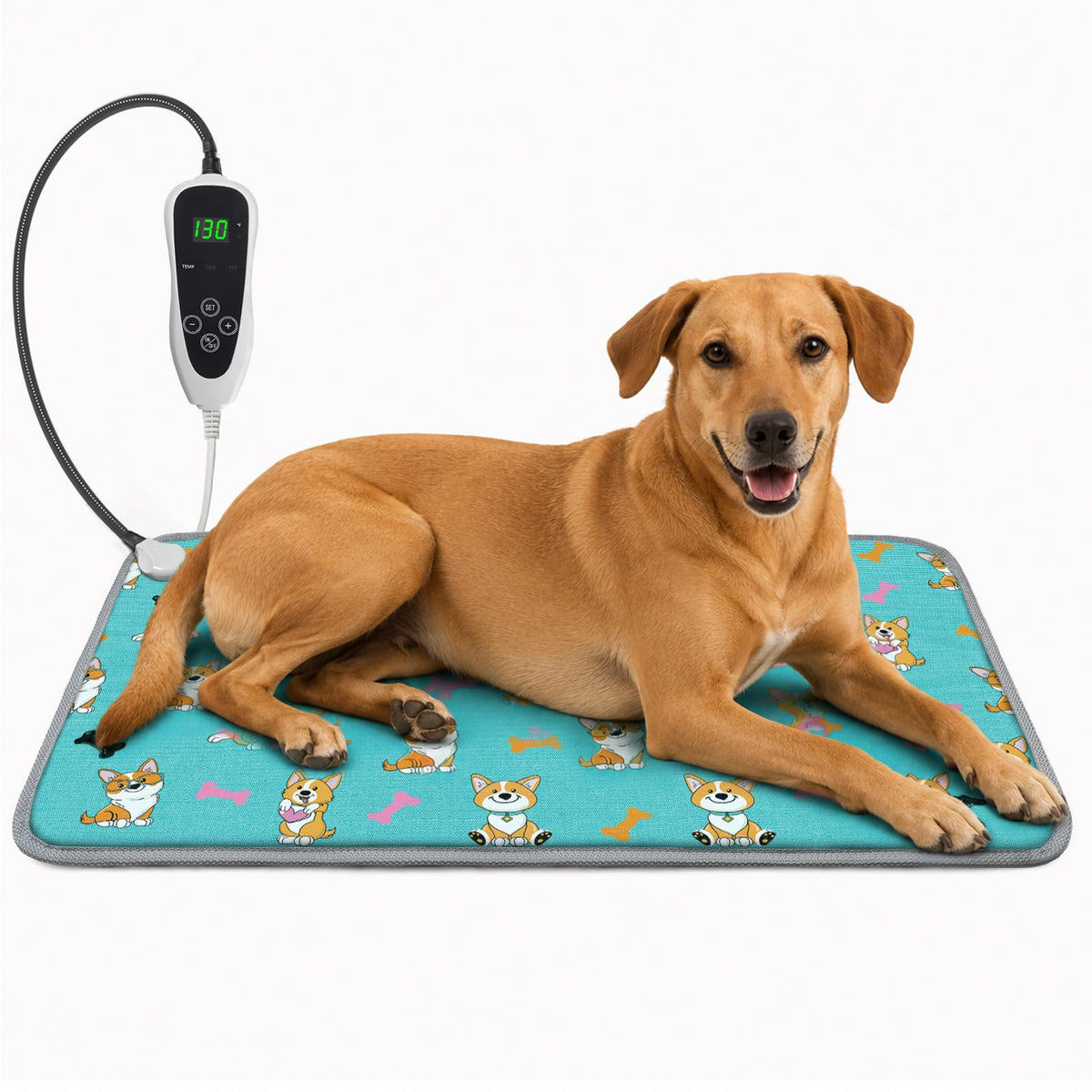 GOLOPET Pet Heating Pad for Small Dogs 22x18in with Normally Open Function