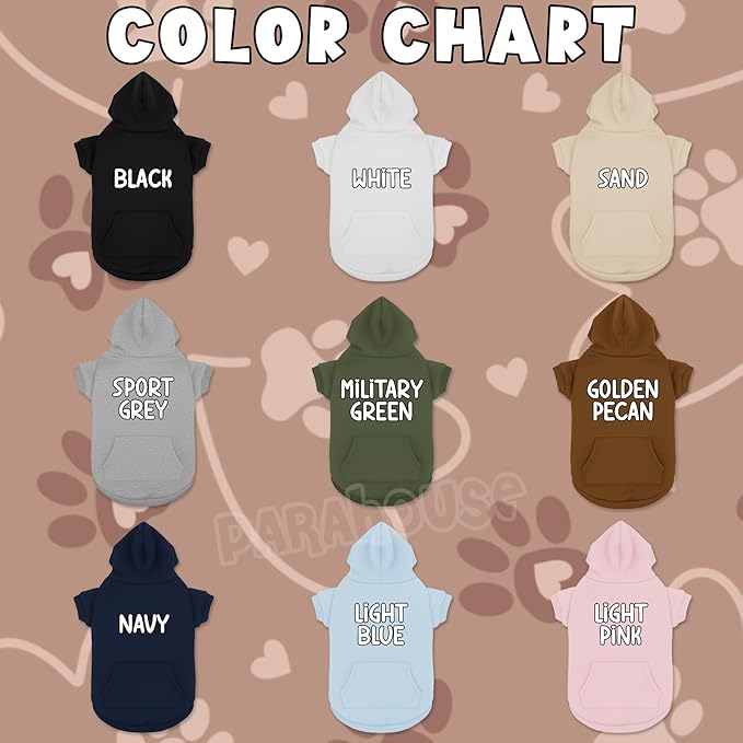Personalized Dog Hoodie, Custom Embroidered Name Pet Hoodie, Warm Winter Outfit for Dogs, Pet Clothes, Gift for Dog Lovers 5