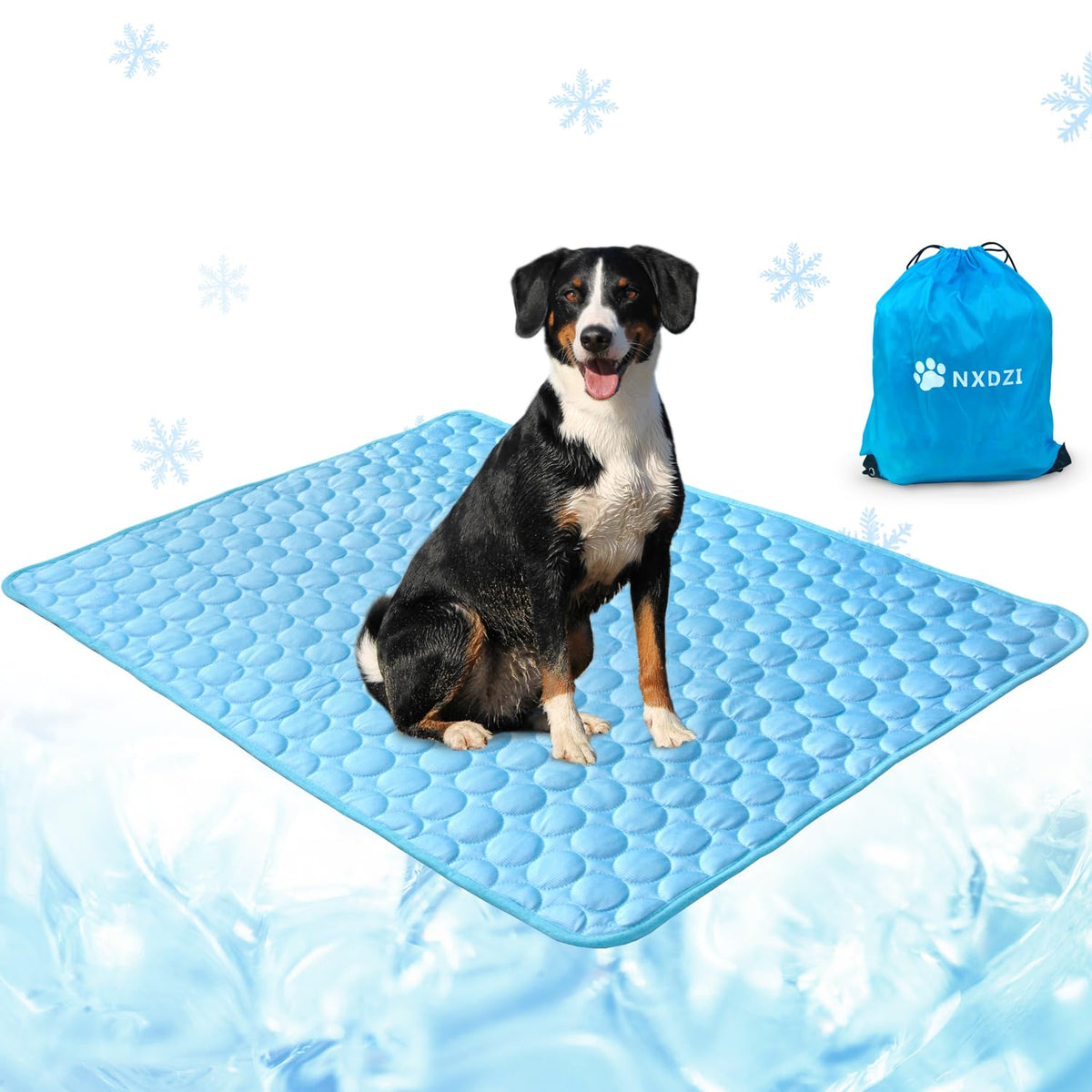 NXDZI Dog Cooling Mat for Dogs, Pet Cooling Pad Bed for Dog Easy Washable for All Types of Pets and Perfect for Both Indoor and Outdoor Use, Including Car Seats 40" x 28"