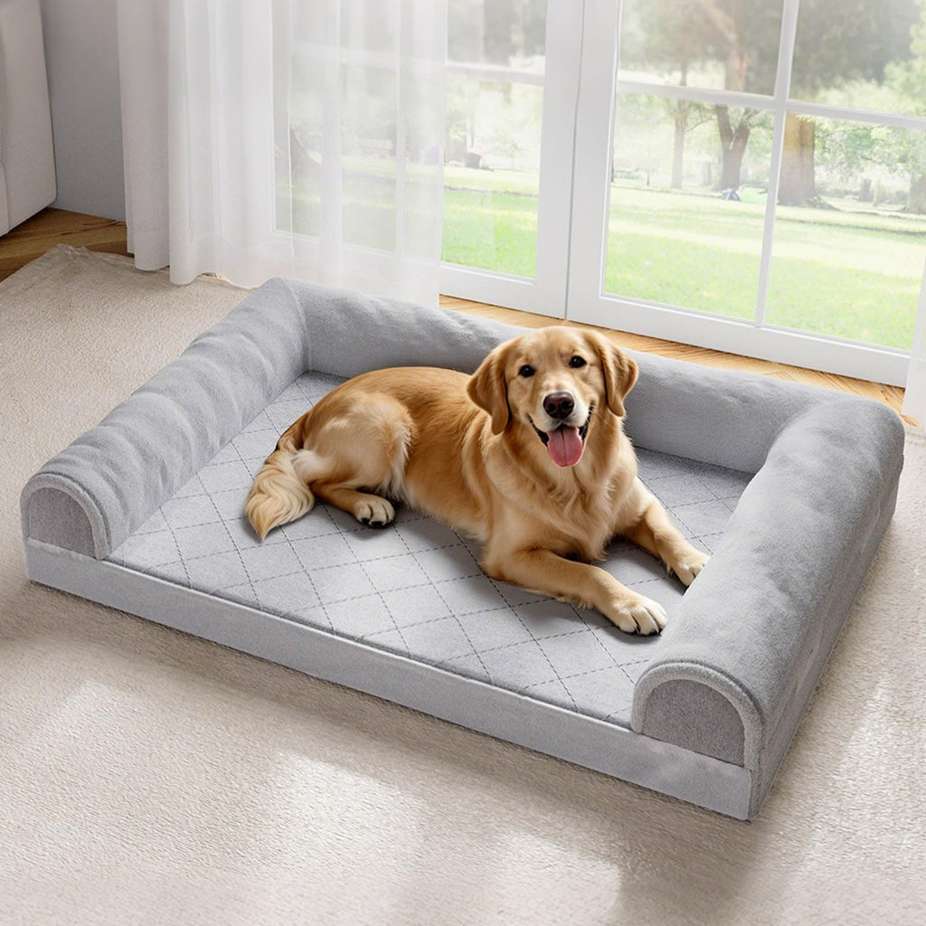 Simple Trending Orthopedic Large Dog Bed, Waterproof Pet Bed, 36x27 Inch