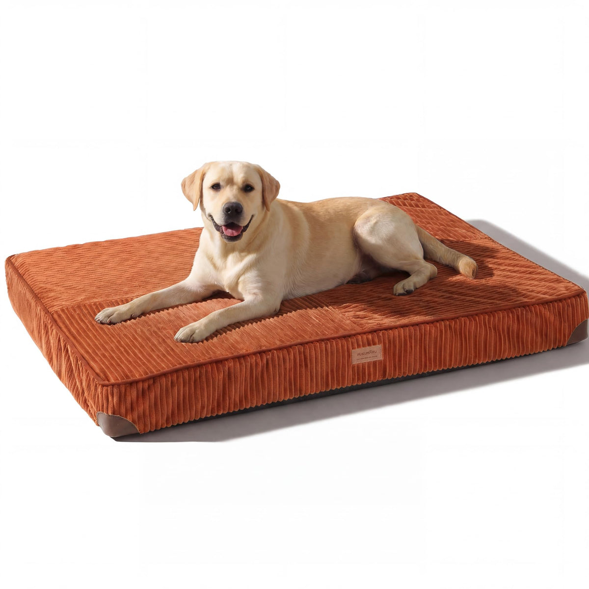 FUKUMARU Large Dog Bed, Thickened Waterproof Dog Mat with Washable Cover