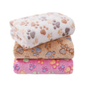 LINENLUX Dog Blankets 3-Pack, Super Soft Fluffy Fleece Pet Throw Warm