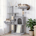 Hey-brother Cat Tree Tower with Removable Toys, Scratching Posts, MPJ008SW