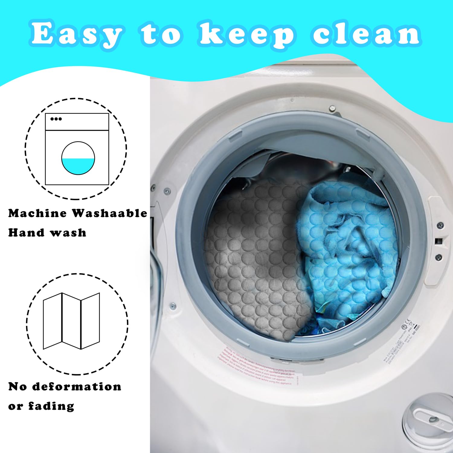 NXDZI Dog Cooling Mat for Dogs, Pet Cooling Pad Bed for Dog Easy Washable for All Types of Pets and Perfect for Both Indoor and Outdoor Use, Including Car Seats 40" x 28"