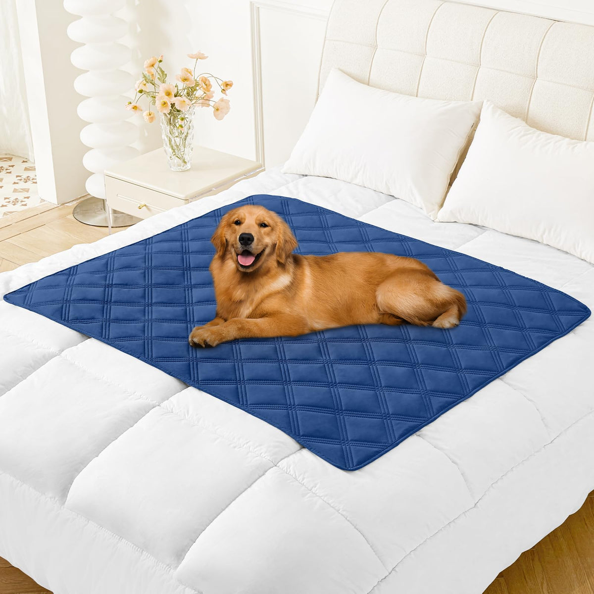 Smiry Waterproof Dog Bed Cover, Reversible Pet Blanket for Sofa Couch