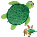 PandySarp Plush Turtle Dog Toy with Squeaker for Small Dogs and Puppies